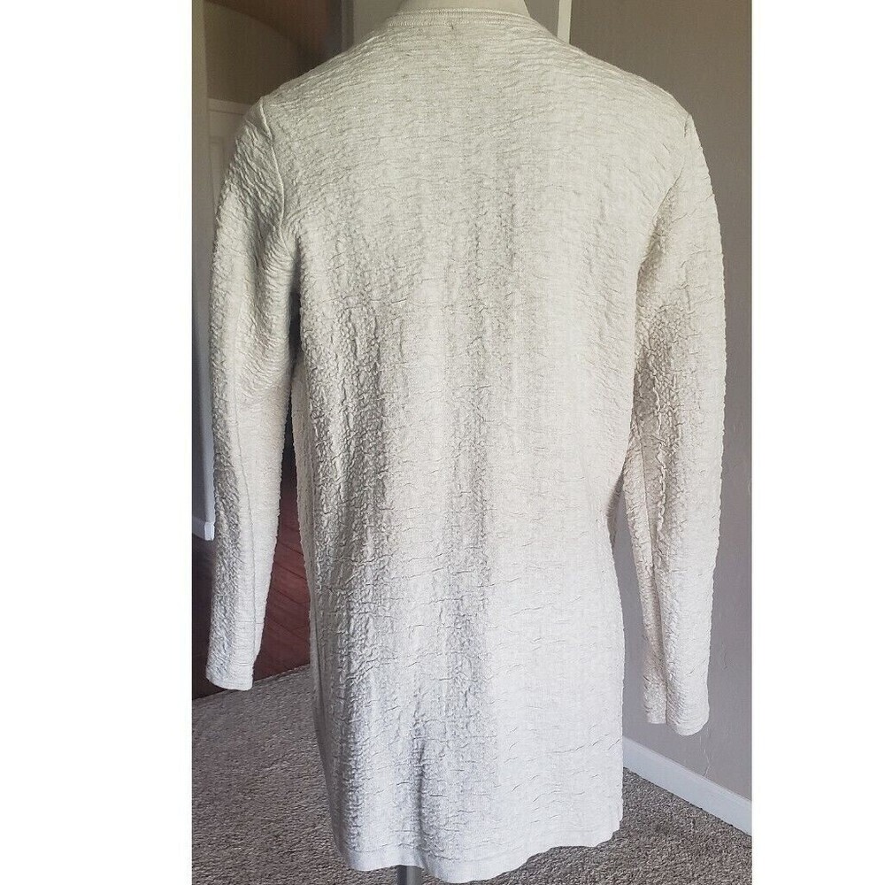 J. Jill Pure Cardigan Off White Women’s XS Lagenlook Comfy Minimalisic Sweater - Picture 6 of 16